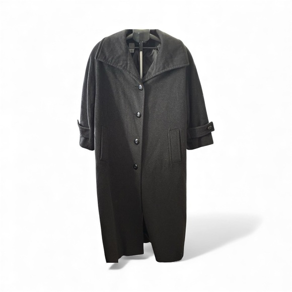 Sophisticated Black Trench Coat for Women - Picture 2 of 6